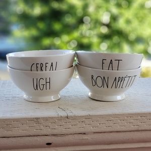 Rae Dunn Cereal Bowl Bundle NWT